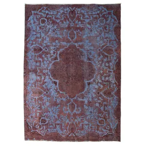 فرش دستبافت وینتیج هفت و نیم متری کد 9709010