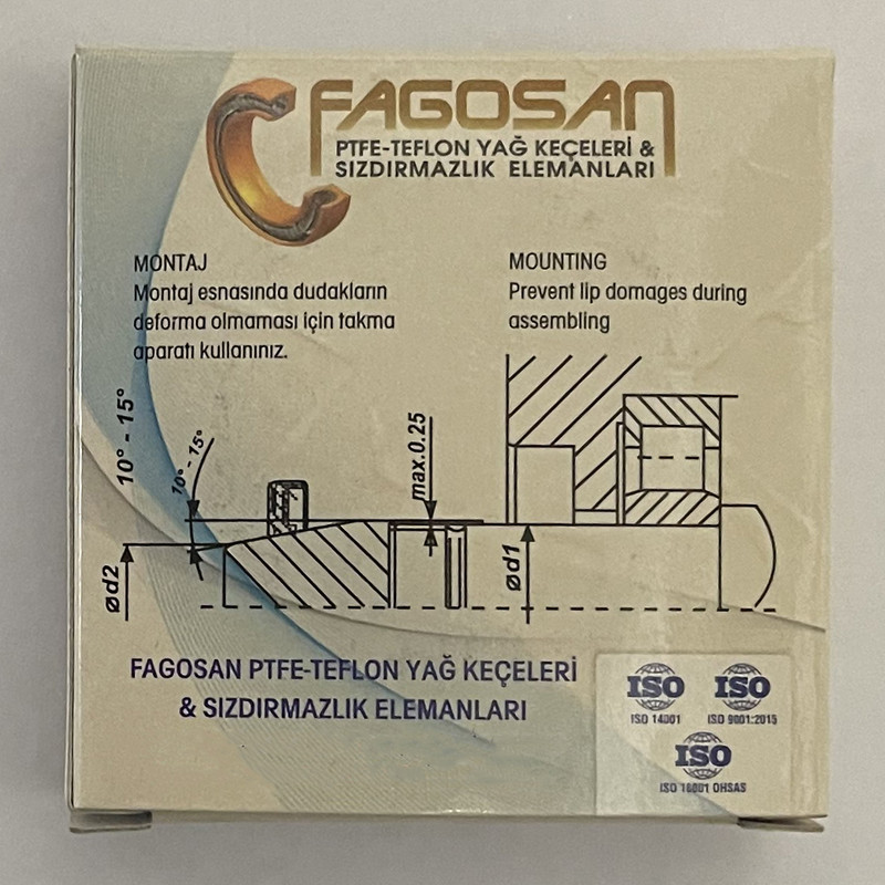 کاسه نمد فاگوسان مدل کربن استیل