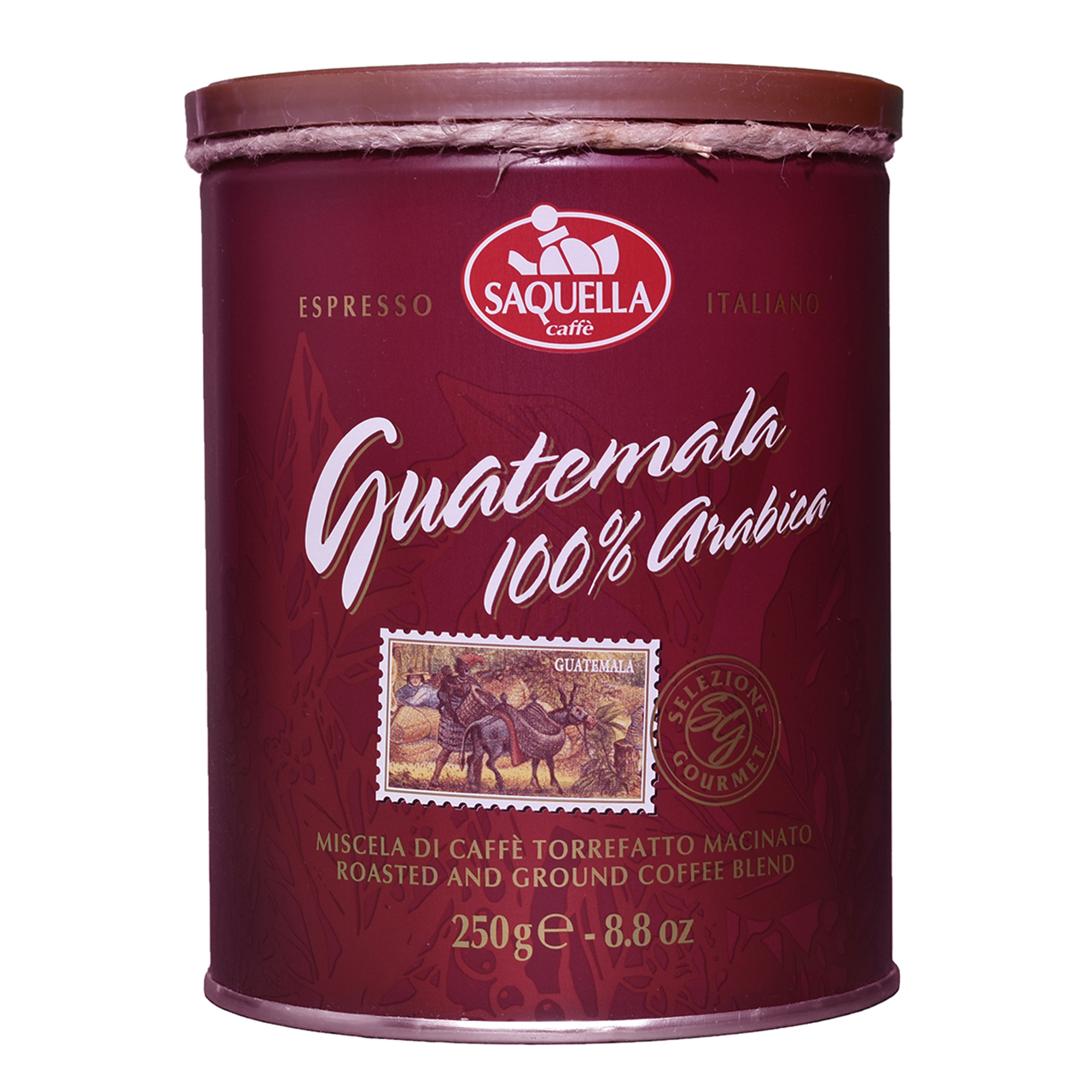 قوطی قهوه ساکوئلا مدل Guatemala 100% Arabica