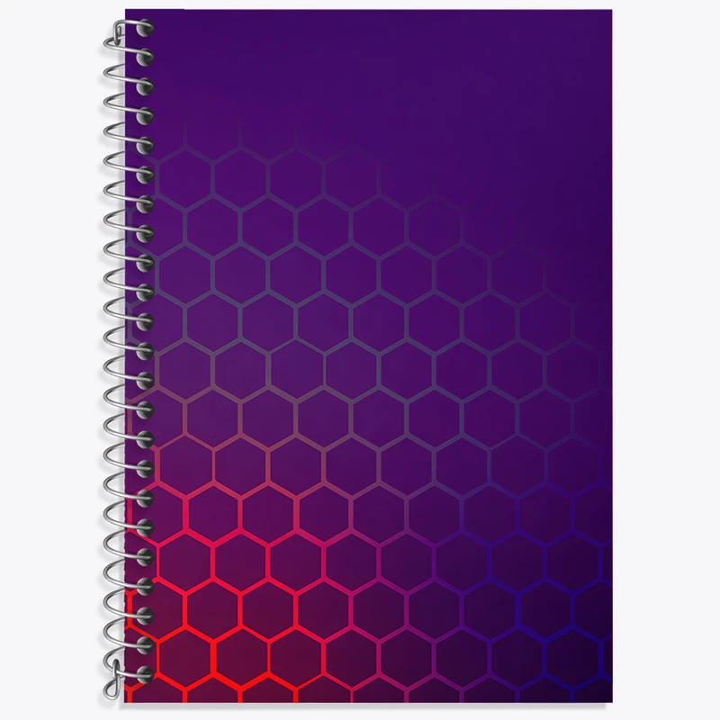 دفتر زبان 50 برگ خندالو مدل سه خط طرح مدرن کد N5429