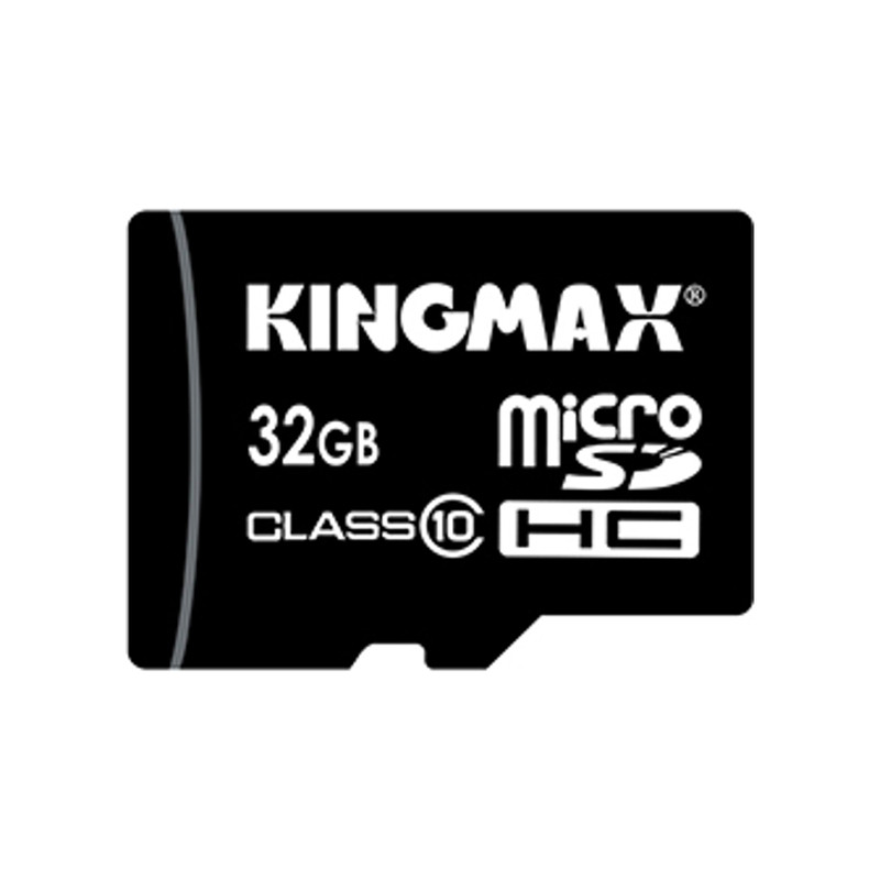 تصویر کارت حافظه microSDHC کینگ مکس کلاس 10 سرعت 10Mbps همراه با آداپتور SD ظرفیت 32 گیگابایت