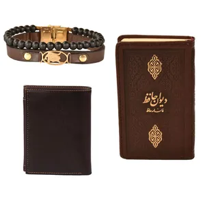 ست هدیه طرح تولد مرداد  کهن چرم  مدل m112- 5