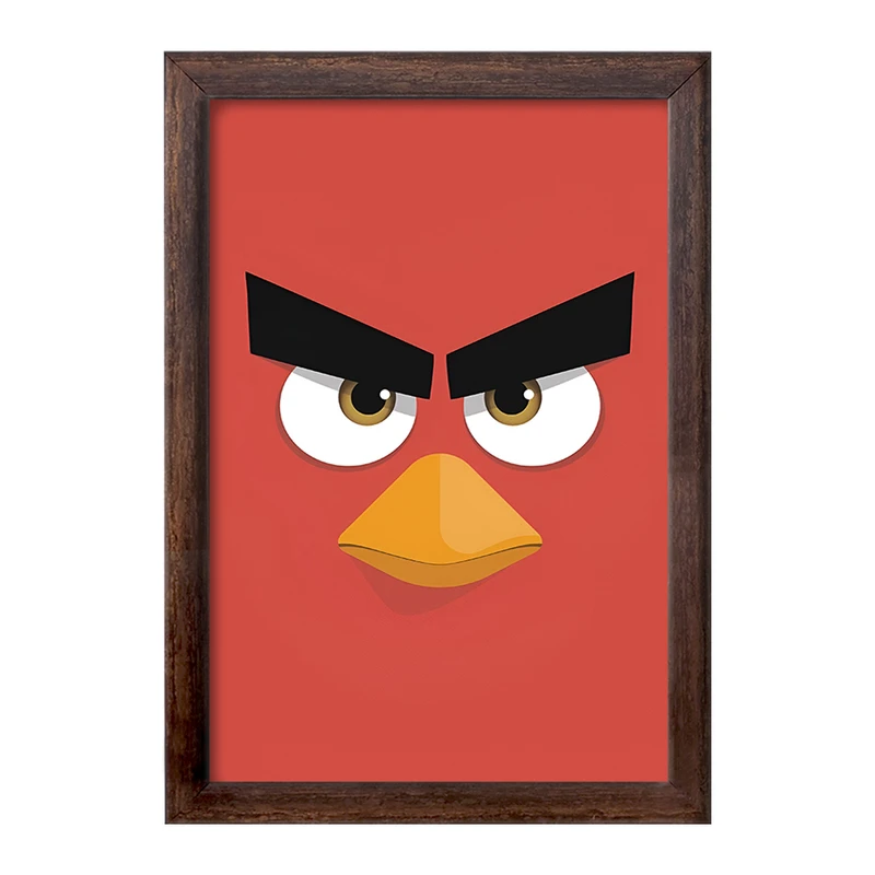 تابلو خندالو طرح پرندگان خشمگین (Angry Birds) کد F3307