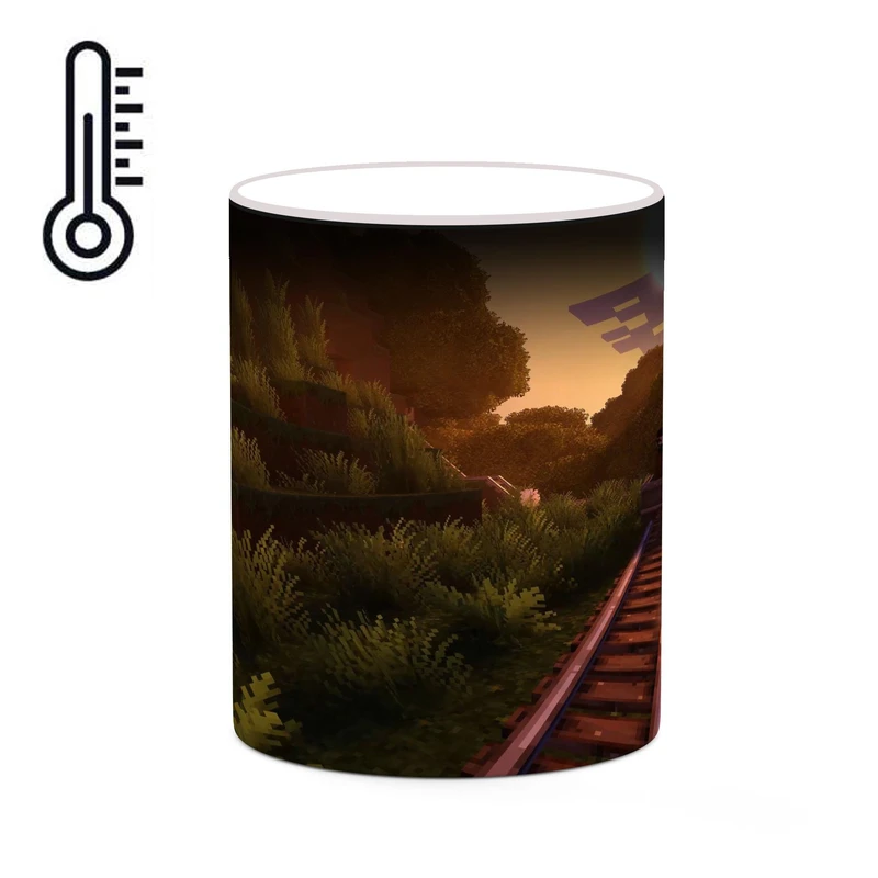 ماگ حرارتی کاکتی طرح ماینکرافت minecraft مدل mgh41498