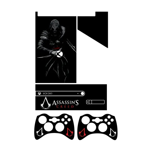  برچسب ایکس باکس 360 سوپر اسلیم طرح Assassins Creed کد 4 مجموعه 4 عددی