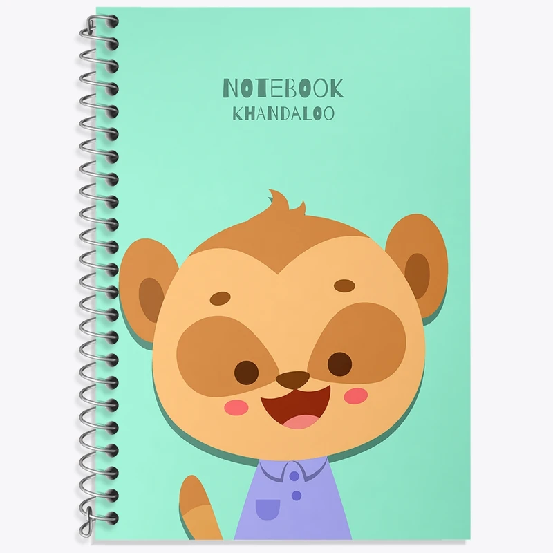 دفتر لغت 50 برگ خندالو طرح میمون بامزه کد N1092