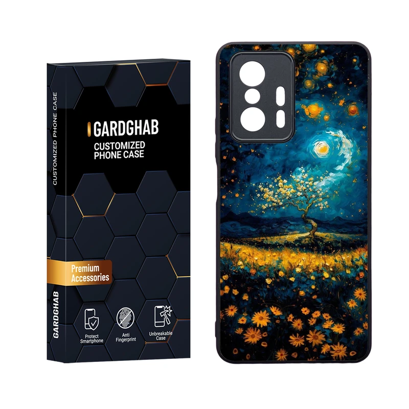 کاور گارد قاب مدل دورژله ای هنری مناسب برای گوشی موبایل شیائومی Mi 11T / 11T Pro