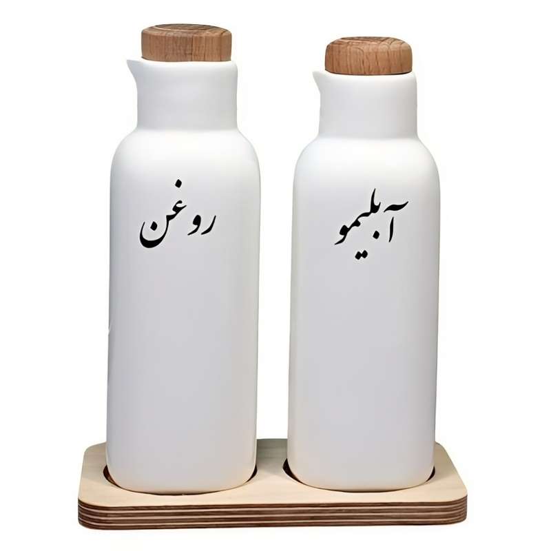 روغن ریز مدل ostovane مجموعه 2 عددی به همراه استند