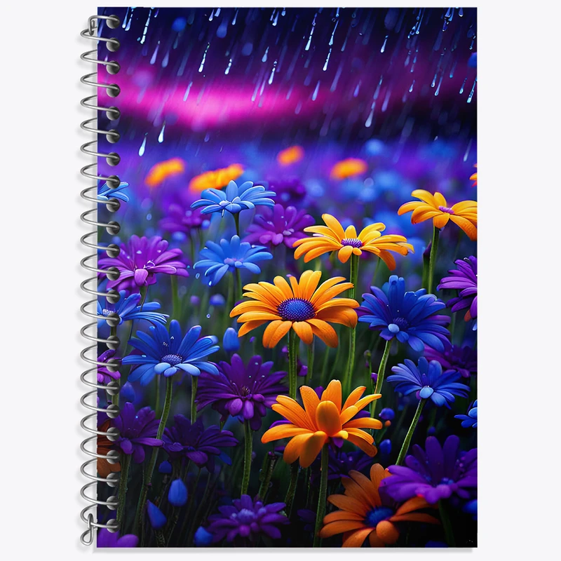 دفتر نت موسیقی 50 برگ خندالو طرح گل گلی کد N4405