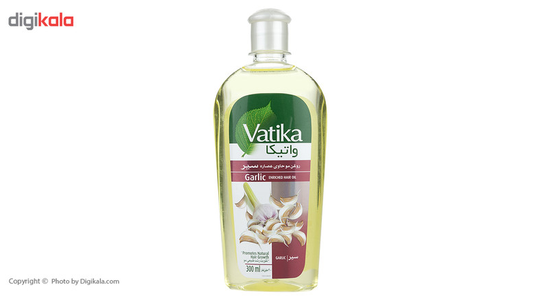 روغن تقویت رشد طبیعی مو واتیکا مدل Garlic حجم 300 میلی لیتر