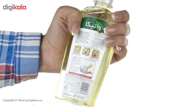 روغن تقویت رشد طبیعی مو واتیکا مدل Garlic حجم 200 میلی لیتر