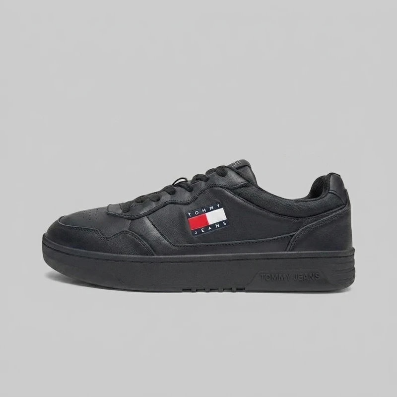 کفش روزمره مردانه تامی جینز مدل Tommy Jeans New TJM Cupsole Leather Ess