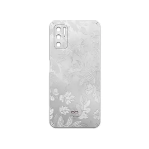 MAHOOT Silver-Wildflower Cover Sticker for Xiaomi Redmi Note 11SE
