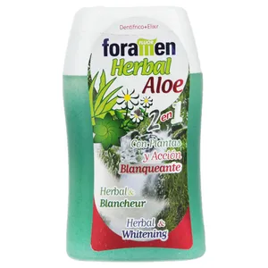 خمیر دندان و دهانشویه فورامن مدل Aloevera حجم 100 میلی لیتر