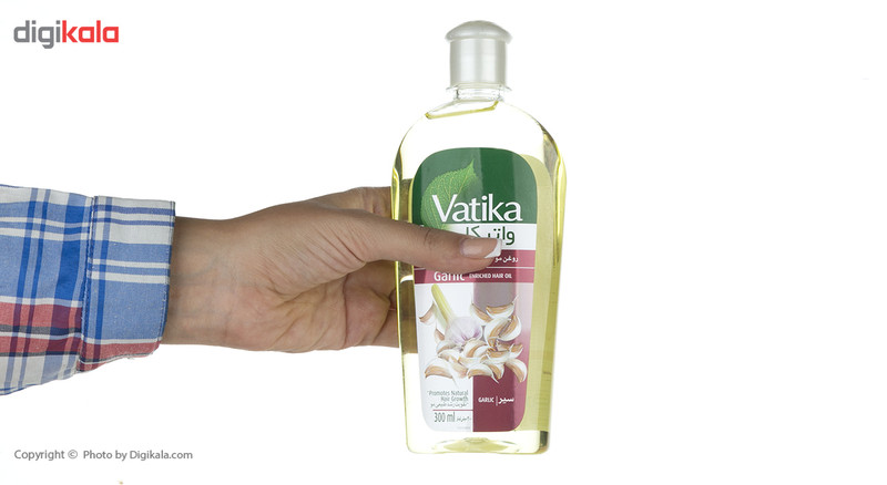 روغن تقویت رشد طبیعی مو واتیکا مدل Garlic حجم 300 میلی لیتر