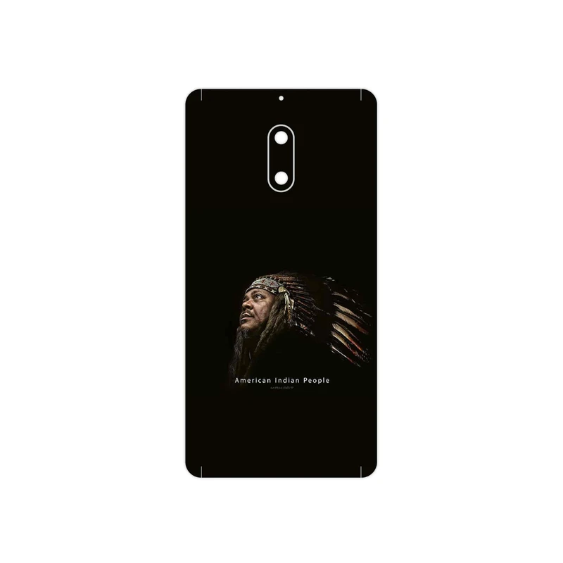 برچسب پوششی ماهوت مدل Portrait of an Indian Man مناسب برای گوشی موبایل نوکیا 6