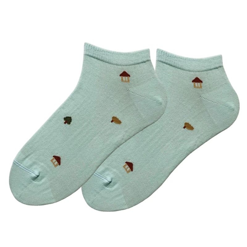 جوراب ساق کوتاه زنانه ال سون مدل جنگل کوچک کد PH1017.2