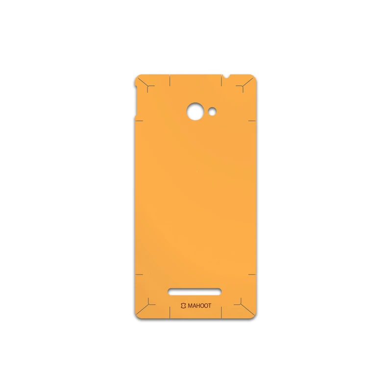 برچسب پوششی ماهوت مدل  Matte-Orange  مناسب برای گوشی موبایل اچ تی سی 8X