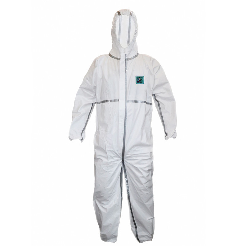 لباس کار یکبار مصرف تمام قد مدل EP60 بسته 5 عددی