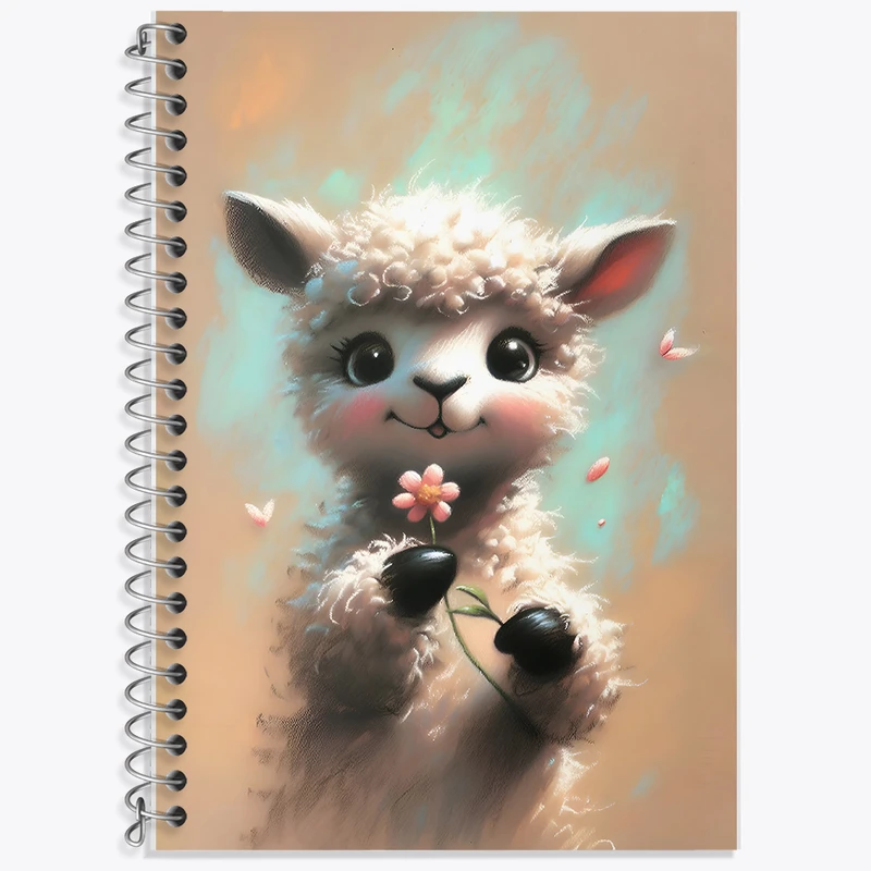 دفتر نت موسیقی 50 برگ خندالو طرح گوسفند کیوت کد F5511