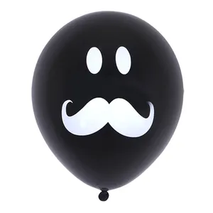 بادکنک بانیبو مدل Black Mustache بسته 40 عددی سایز 150
