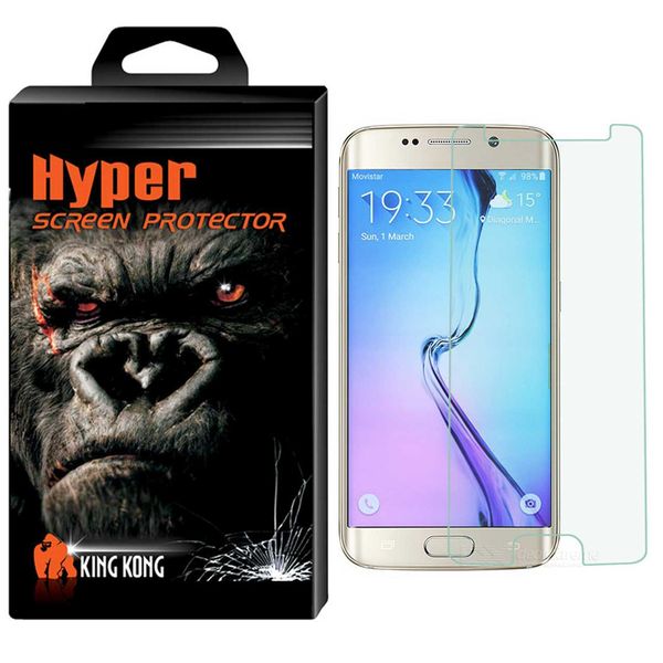 محافظ صفحه نمایش شیشه ای کینگ کونگ مدل Hyper Protector مناسب برای گوشی سامسونگ گلکسی S6 Edge Plus محافظ صفحه نمایش شیشه ای کینگ کونگ مدل Hyper Protector مناسب برای گوشی سامسونگ گلکسی S6 Edge Plus