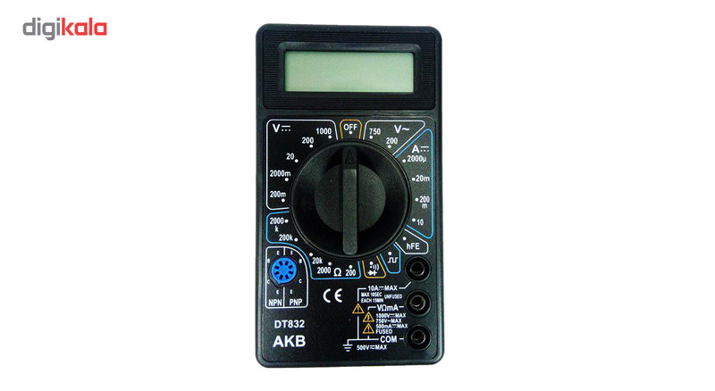 مولتی متر دیجیتال مدل DT832