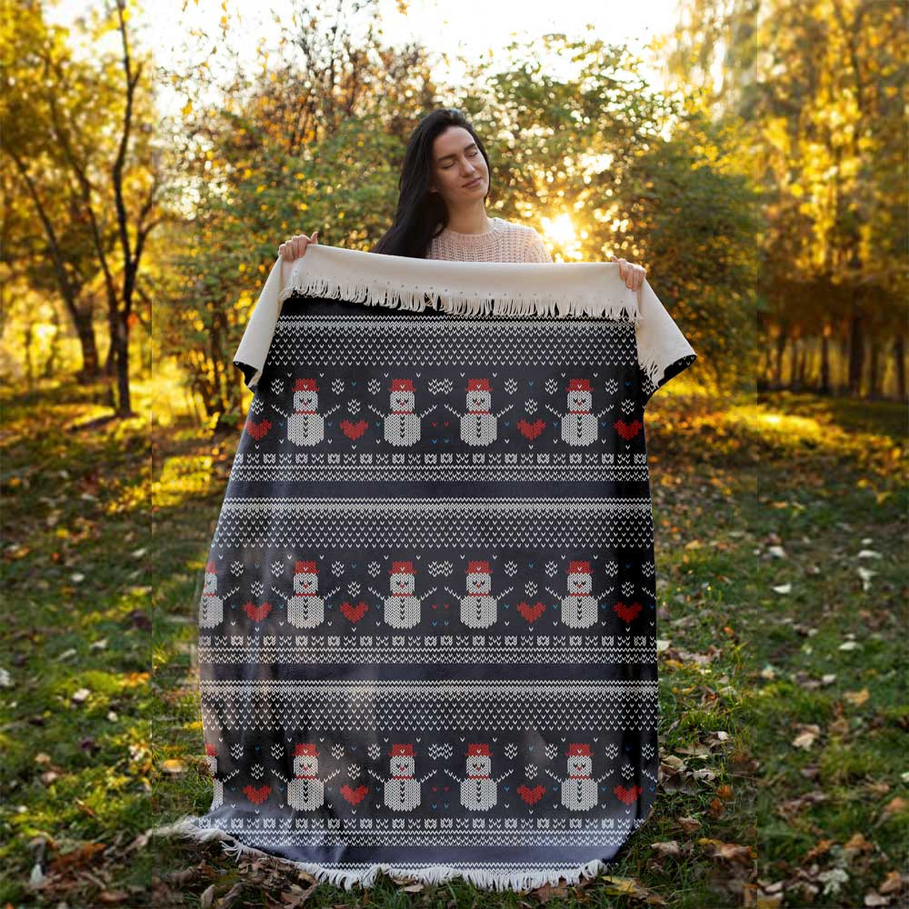 شال مبل طرح آدم برفی کد Q2SH1058 سایز 98x180 سانتی متر شال مبل طرح آدم برفی کد Q2SH1058 سایز 98x180 سانتی متر