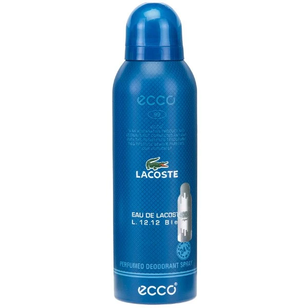 اسپری مردانه اکو مدل Lacoste L12 Bleu8 حجم 200 میلی لیتر
