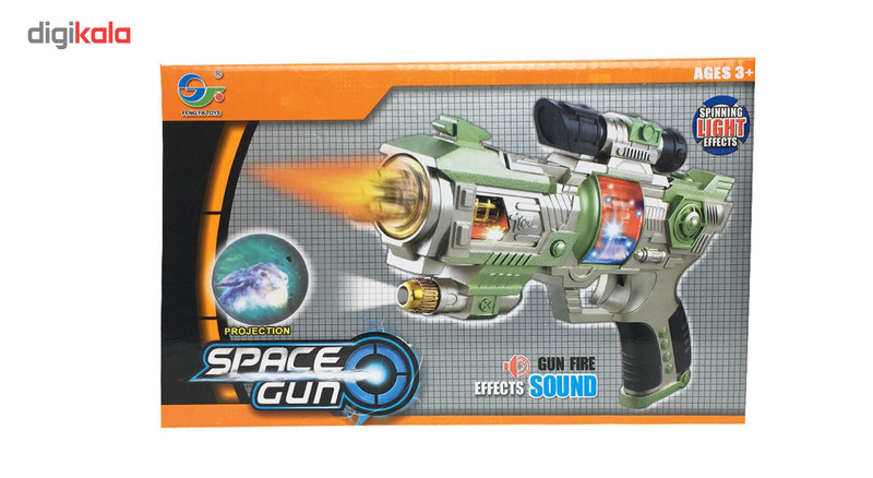 تفنگ اسباب بازی مدل Space Gun