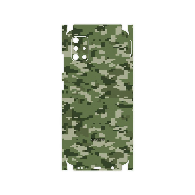 برچسب پوششی ماهوت مدل Army-Green-Pixel-FullSkin مناسب برای گوشی موبایل سامسونگ Galaxy A51