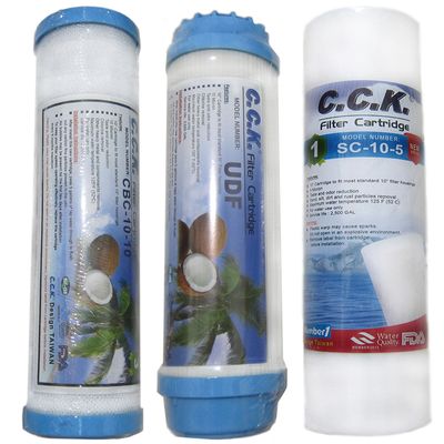 نقد و بررسی فیلتر دستگاه تصفیه آب خانگی C.C.K بسته سه عددی توسط خریداران