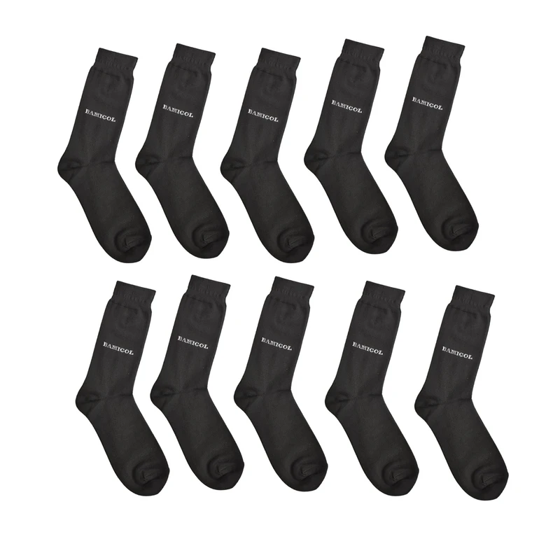 جوراب ساق بلند بامی گل مدل M-W-10 بسته 10 عددی