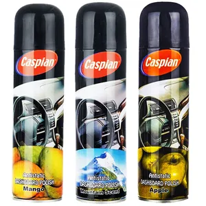 اسپری داشبورد خودرو کاسپین رایحه سیب/کوهستان/انبه حجم 225 میلی لیتر بسته 3 عددی