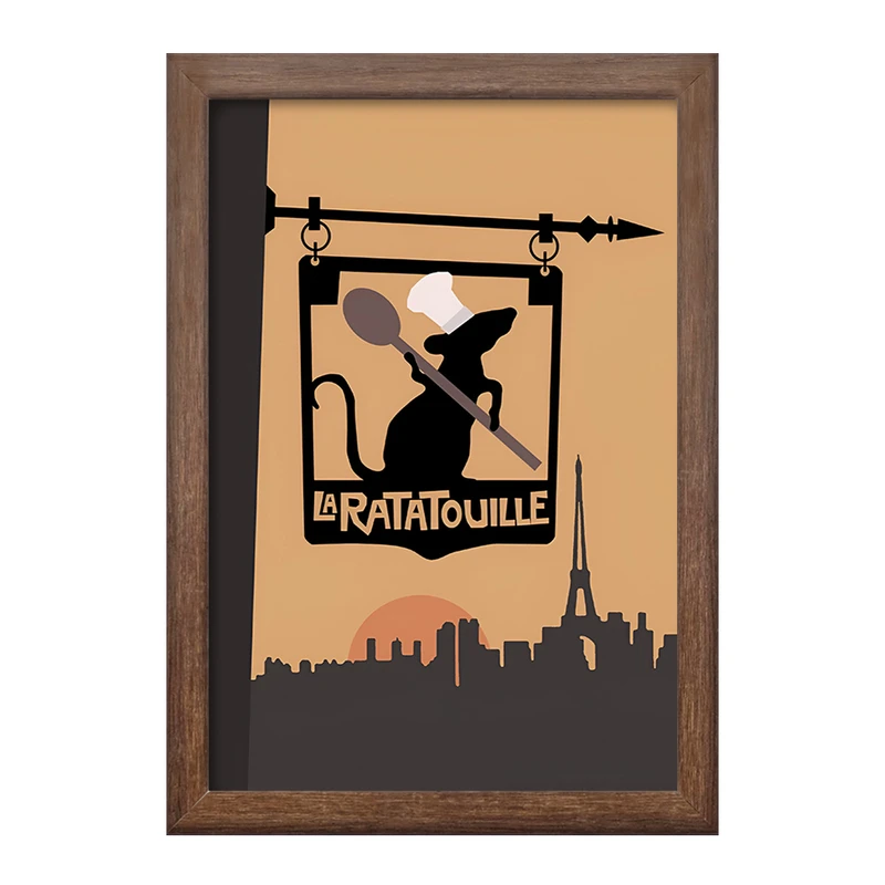 تابلو خندالو طرح راتاتویی (Ratatouille) کد F10287