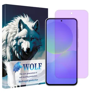 Wolf Eye Care model purple filter screen protector suitable for Samsung Galaxy A56 mobile phone