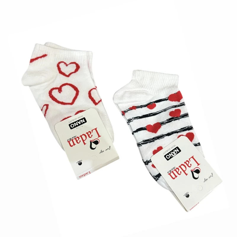 جوراب ساق کوتاه زنانه مدل 2567 بسته 2 عددی