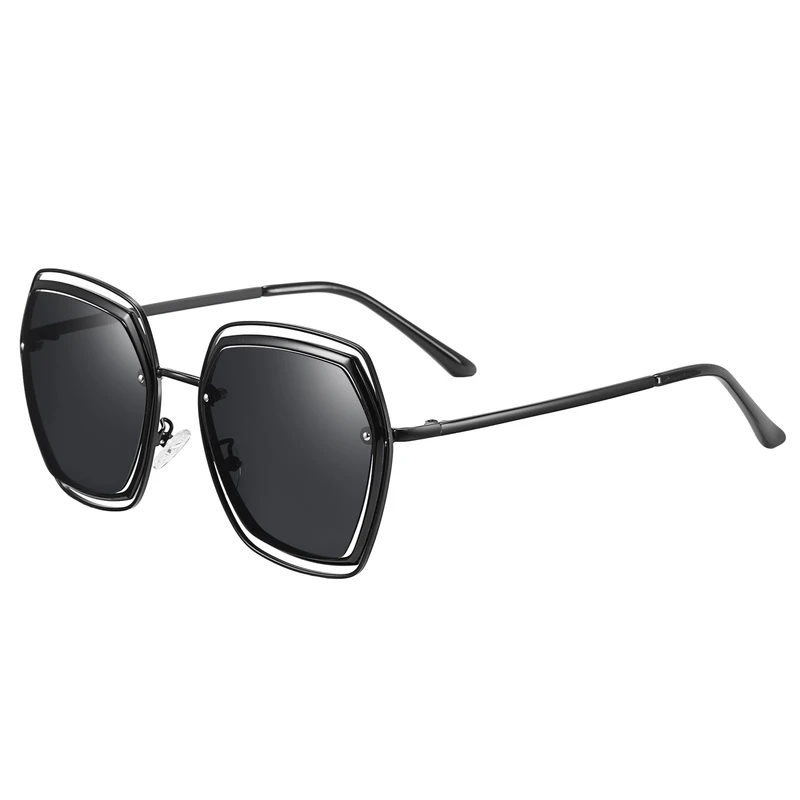 عینک آفتابی فرم خاص زنانه مدل 2204T11 Obsidian Matte Polarized