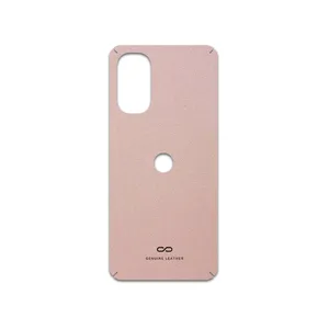 MAHOOT Rose-Gold-Leather Cover Sticker for Motorola Moto G52