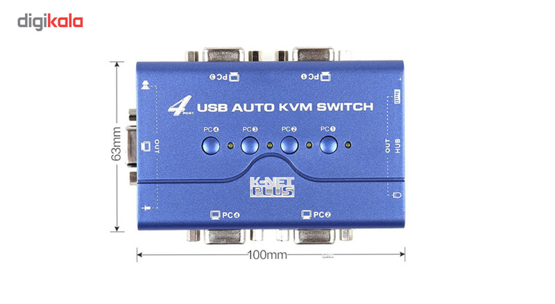 Commutateur interne KVM 2 poste VGA+USB+son CS62U;KVM 2 poste VGA+