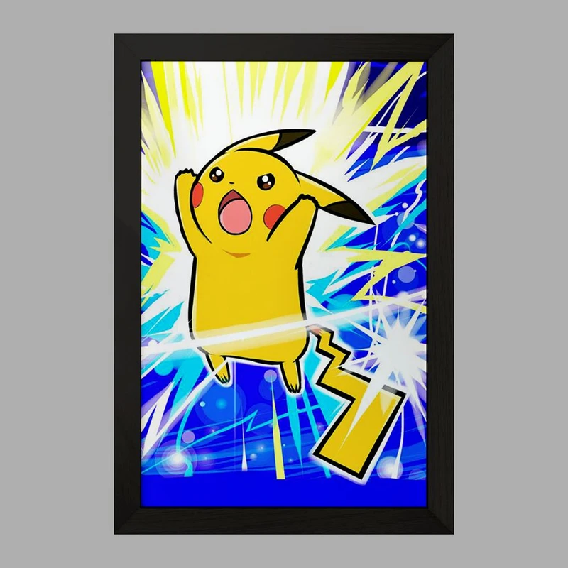 تابلو خندالو مدل پیکاچو انیمه پوکمون  کد 17412