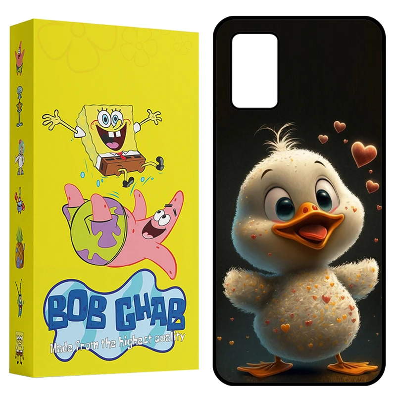 کاور باب قاب طرح جوجه اردک مدل BCPA03S مناسب برای گوشی موبایل سامسونگ Galaxy A02s / M02s / A03s / F02s