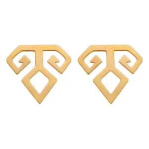 گوشواره طلا 18 عیار زنانه سهی مدل گلیم کد SE27