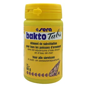 قرص ضد انگل آکواریوم سرا مدل bakto tabs وزن 68 گرم