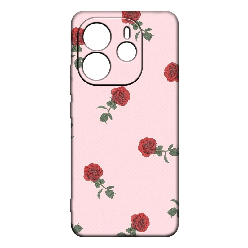 کاور طرح گل کد 20 مناسب برای گوشی موبایل شیائومی Redmi Note 14 4G