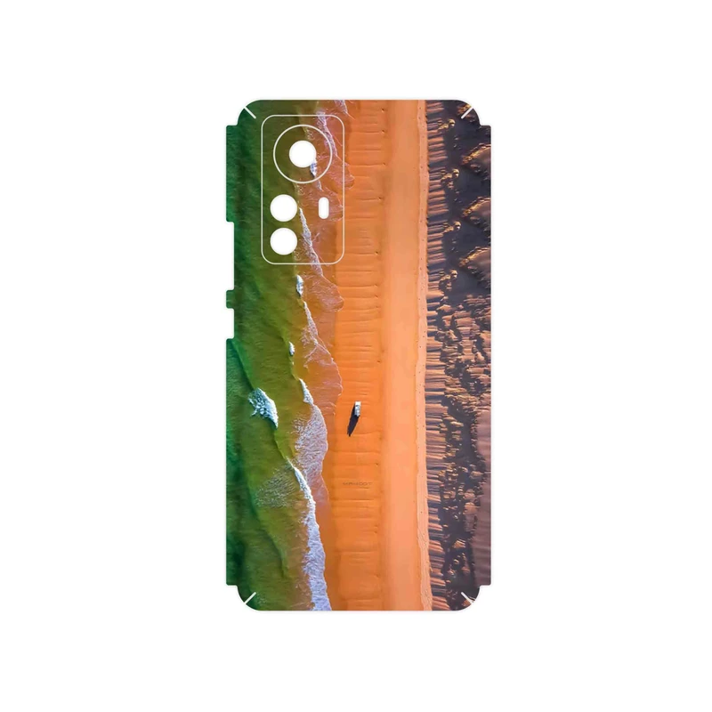 برچسب پوششی ماهوت مدل Beach and Green Sea مناسب برای گوشی موبایل شیائومی 12 Pro
