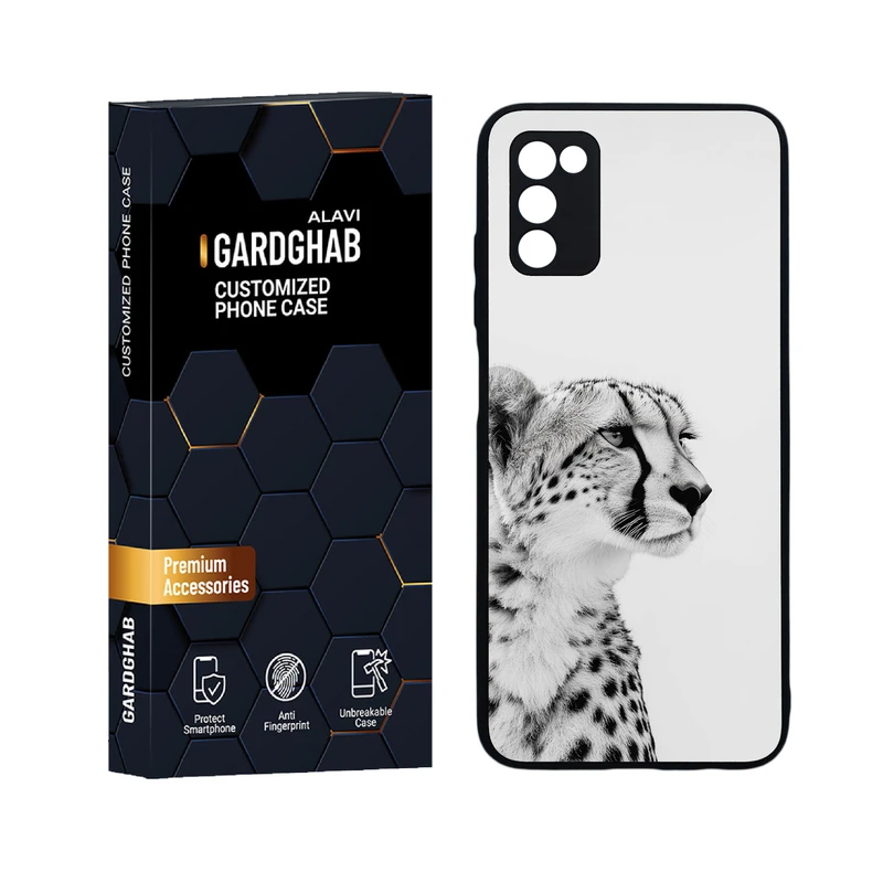 کاور گارد قاب علوی دورژله ای مدل حیوانات مناسب برای گوشی موبایل سامسونگ Galaxy A03s