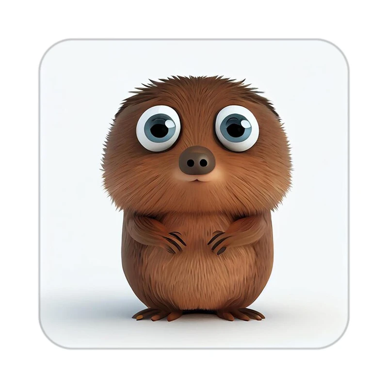 زیر لیوانی کاکتی طرح حیوانات کارتونی مدل mp27468