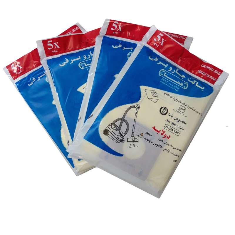 پاکت جاروبرقی همتا مدل H_PA 159 مناسب برای جاروبرقی پاسا مجموعه 4 عددی