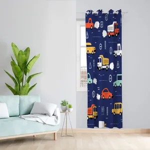 پرده مدل ماشین مخمل پانچی کد 4425 سایز 140x280 سانتی متر